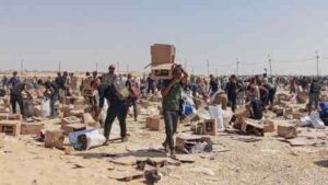 Gaza stampede at GHF aid site...