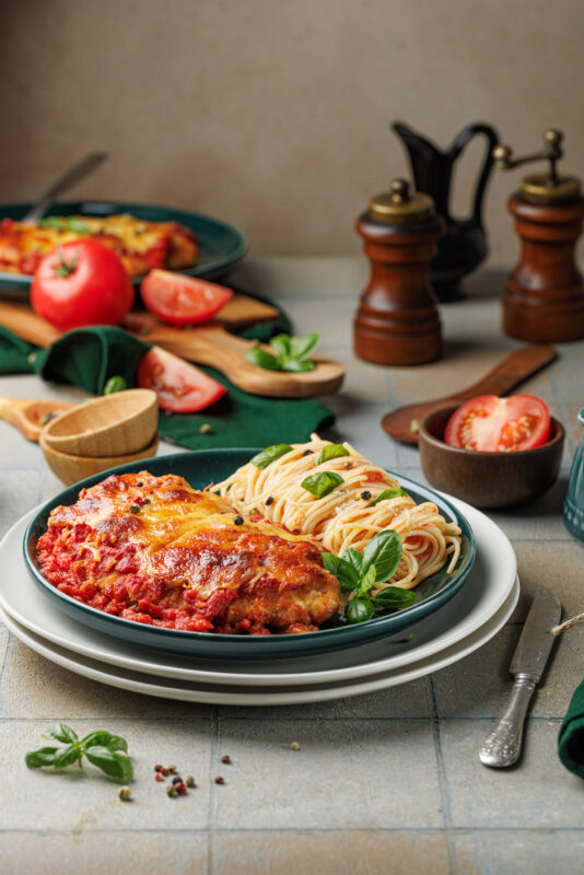 Chicken Parmesan with Melty Mozzarella and...