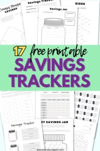 17 Free Savings Tracker Printables To...