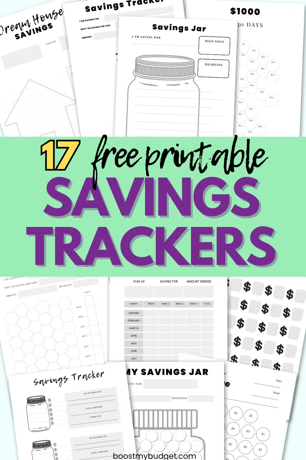 17 Free Savings Tracker Printables To...